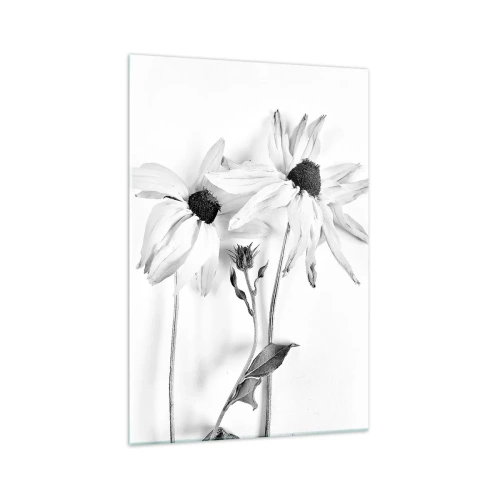 Schilderen op glas - Niemand wil alleen zijn - 70x100 cm