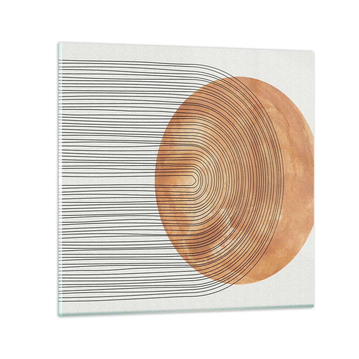 Schilderen op glas - Zonnige compositie - 30x30 cm