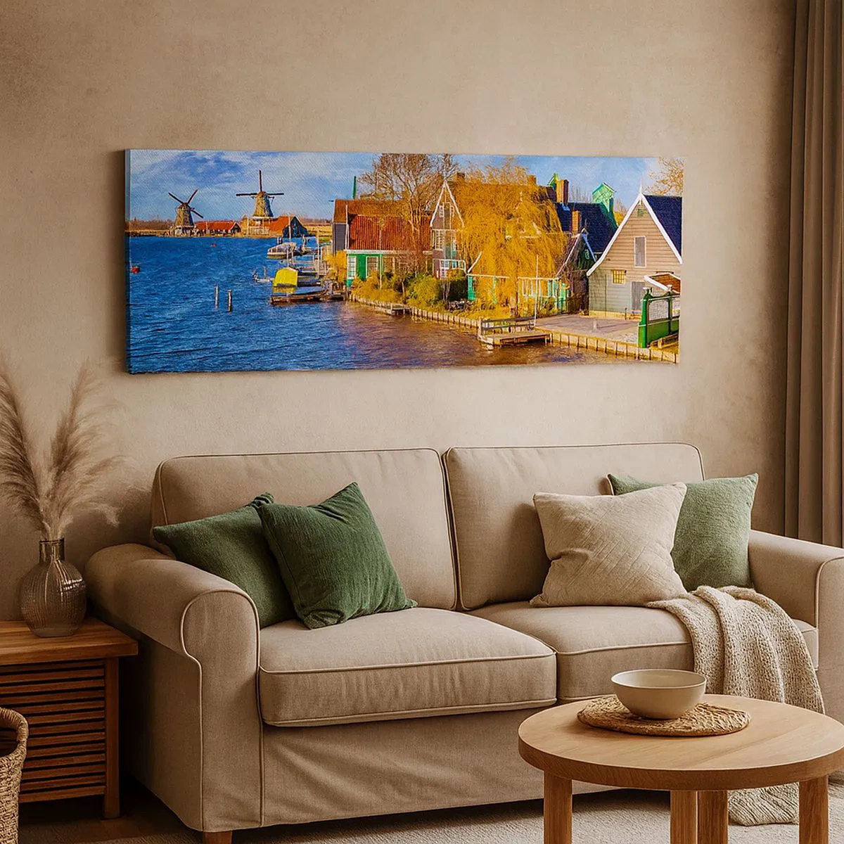 Schilderen op canvas - Eeuwenlang geen verandering - 100x40 cm
