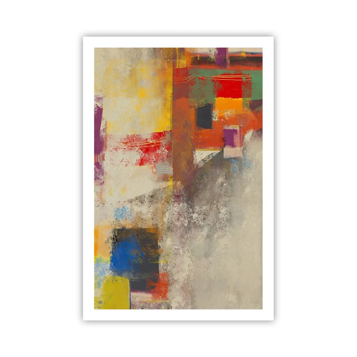 Poster - Kleur geometrie - 61x91 cm