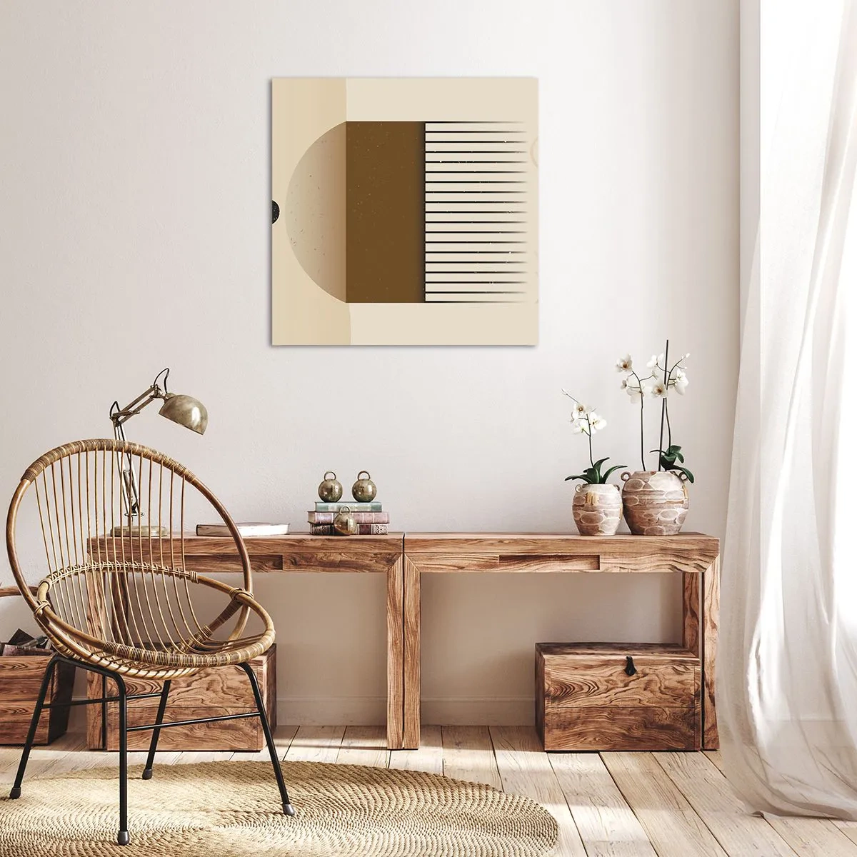 Schilderen op canvas - verschillende staten - 70x70 cm