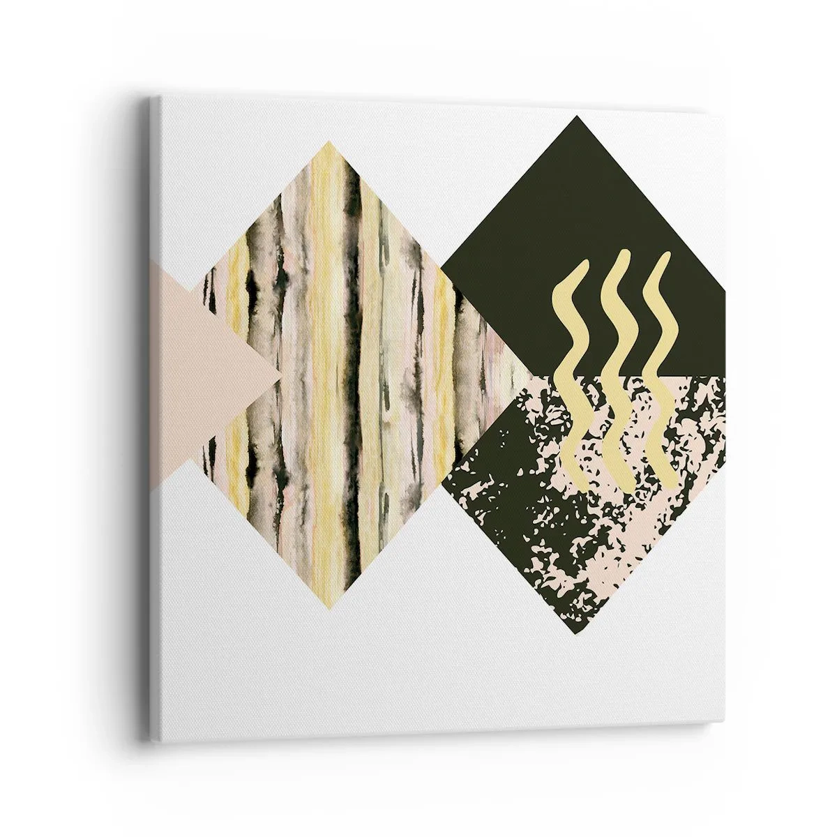 Schilderen op canvas - Er is niet zo eenvoudig - 40x40 cm