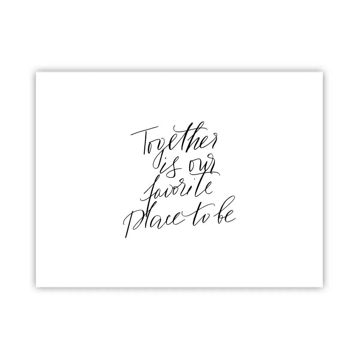 Poster - Voel jij het ook? - 40x30 cm