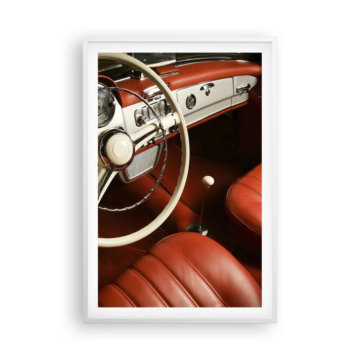 Poster in een witte lijst - Vintage luxe - 61x91 cm