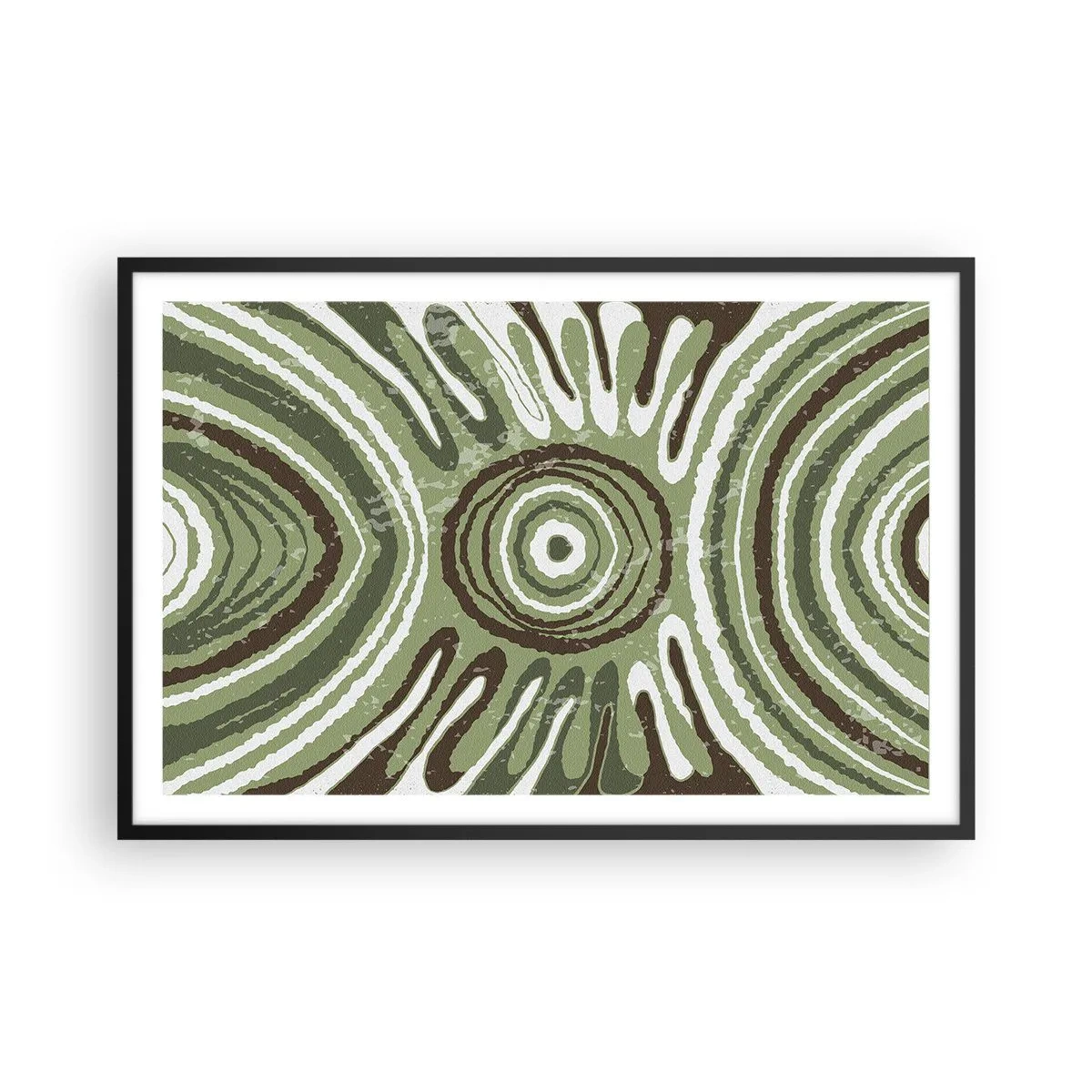 Poster in een zwarte lijst - Een explosie van emoties - 91x61 cm