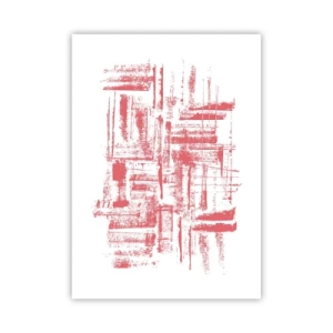 Poster - De rode stad - 50x70 cm