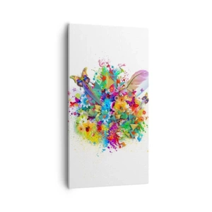 Schilderen op canvas - Een boeket van vreugde - 55x100 cm