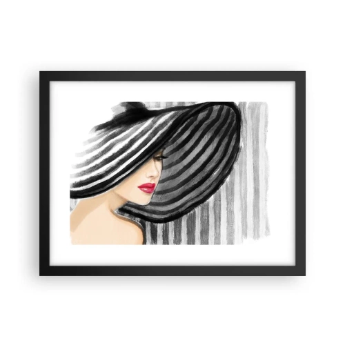 Poster in een zwarte lijst - Waar moet je zoeken? - 40x30 cm