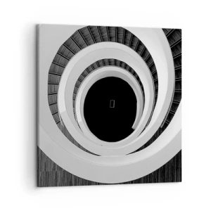 Schilderen op canvas - Tot de kern van de zaak - 50x50 cm