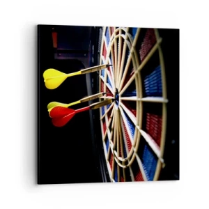 Schilderen op canvas - De spikerop de kop - 70x70 cm