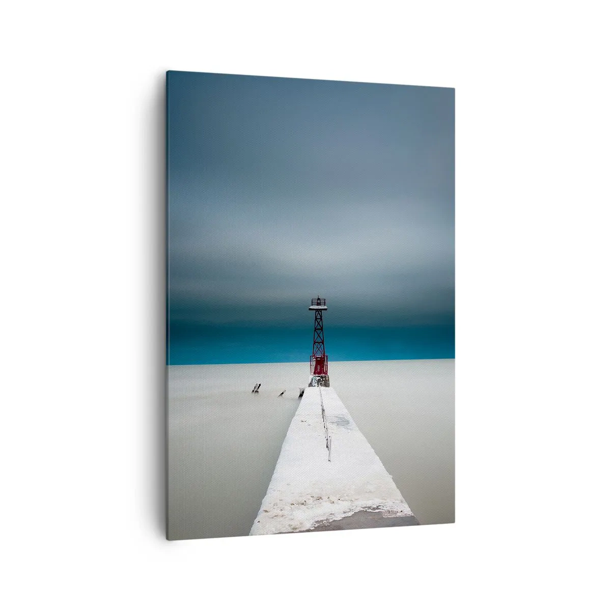 Schilderen op canvas - Om de uitgestrektheid te ontmoeten - 70x100 cm