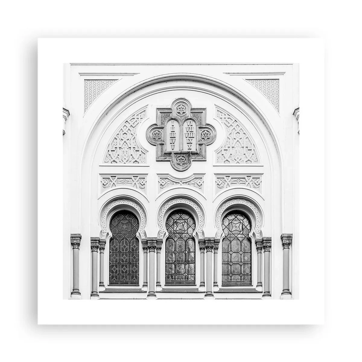 Poster - Op de grens van culturen - 40x40 cm