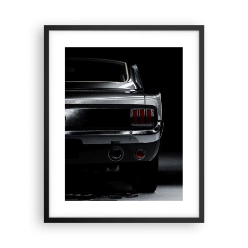 Poster in een zwarte lijst - De charme van de klassieker - 40x50 cm