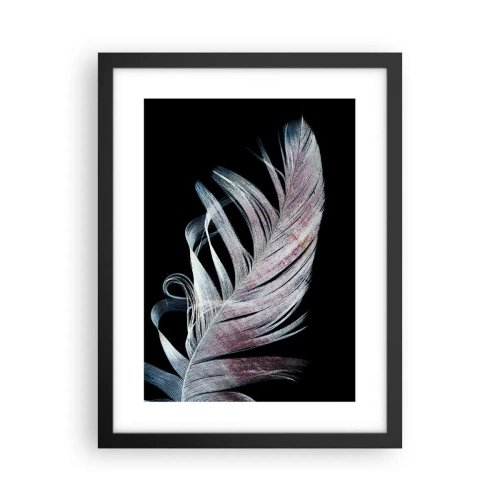 Poster in een zwarte lijst - Denk aan aanraking - 30x40 cm