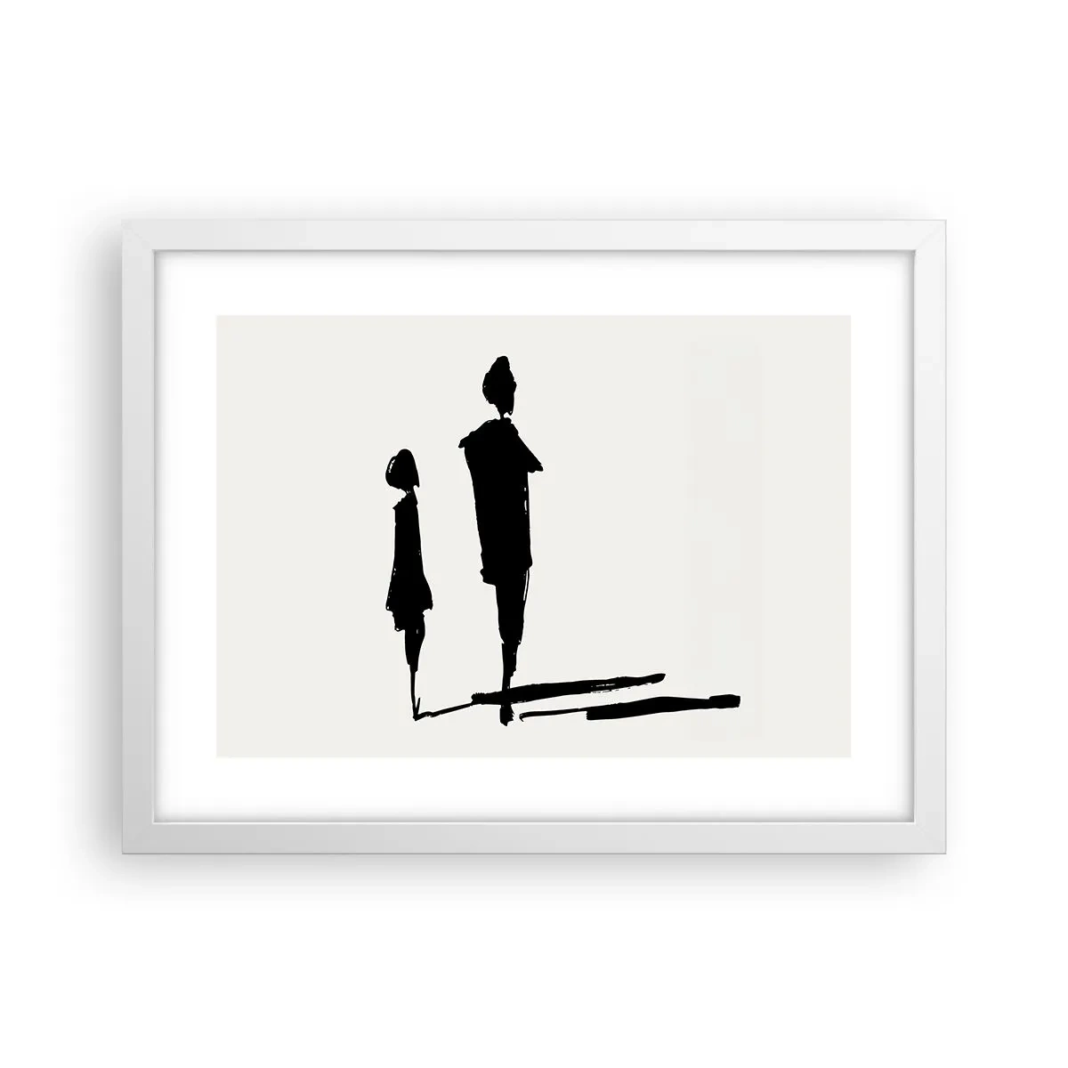 Poster in een witte lijst - Zeker samen? - 40x30 cm