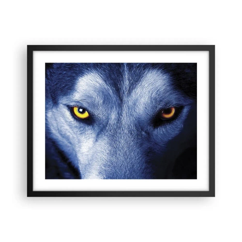 Poster in een zwarte lijst - Betoverende look - 50x40 cm