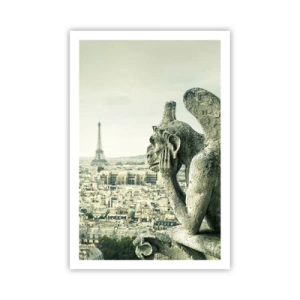 Poster - Parijs' babbelen - 61x91 cm