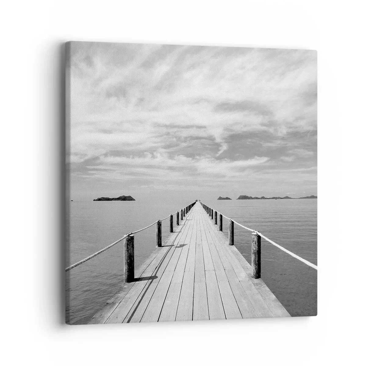 Schilderen op canvas - Of misschien een reis... - 40x40 cm