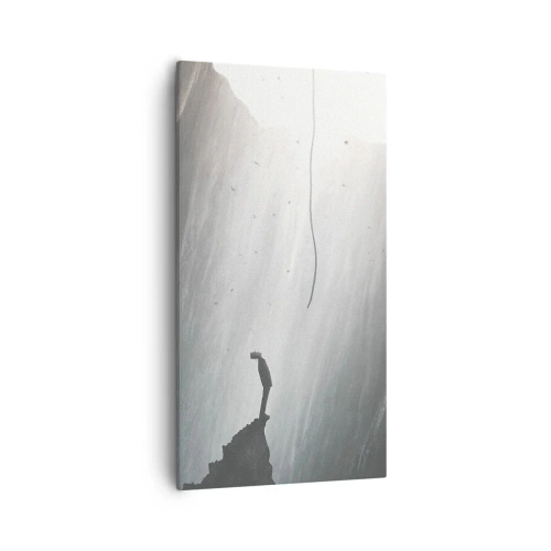 Schilderen op canvas - Er is altijd een uitweg - 55x100 cm