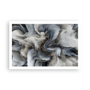 Poster - Steen en bloem - 91x61 cm