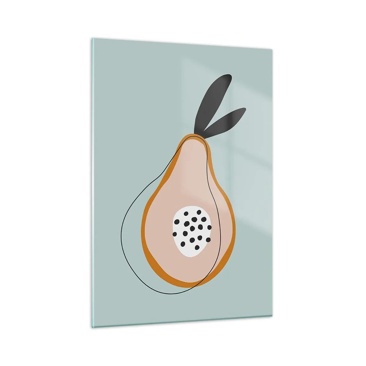 Schilderen op glas - Doordringen in de aard van de dingen - 50x70 cm