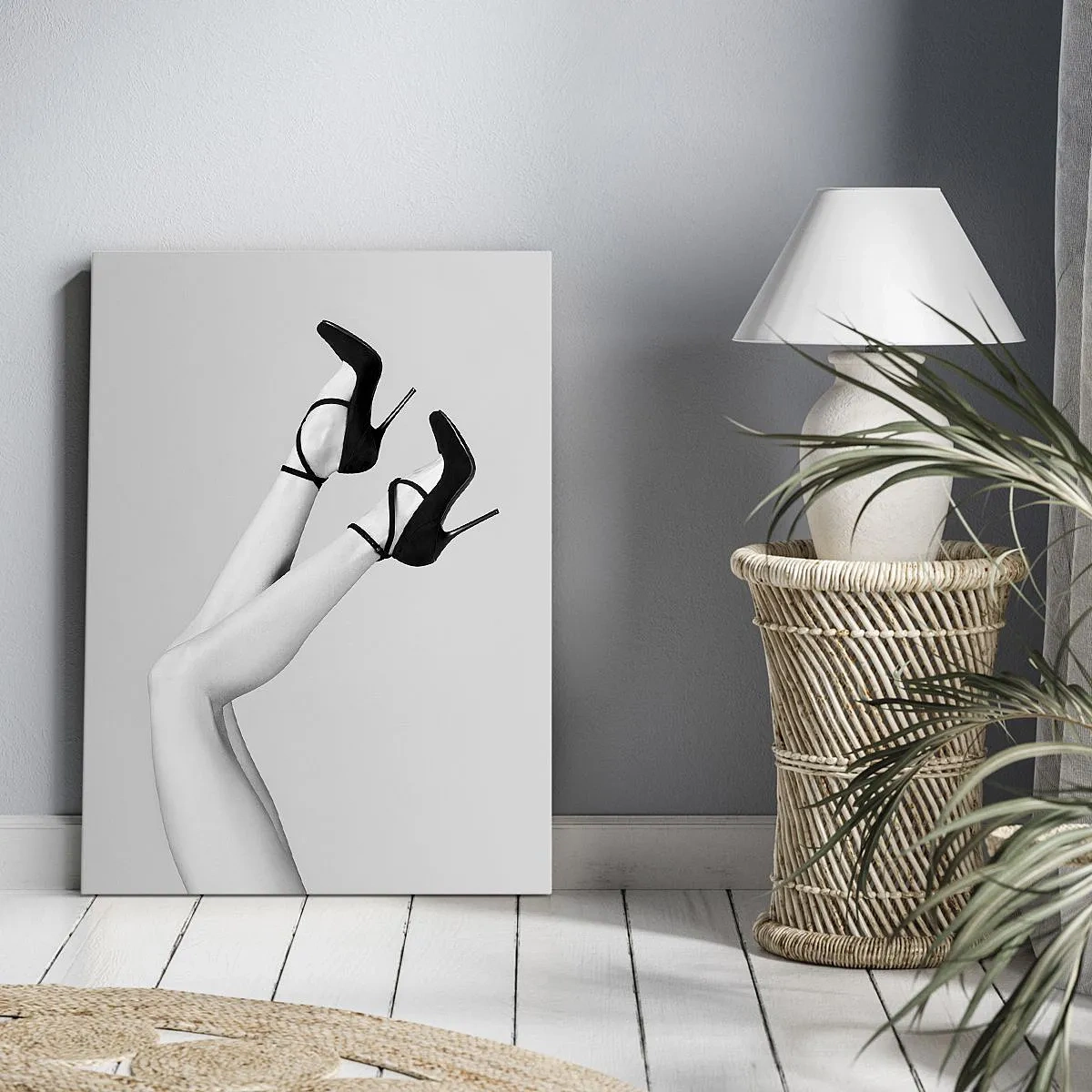 Schilderen op canvas - Op zijn kop - 50x70 cm