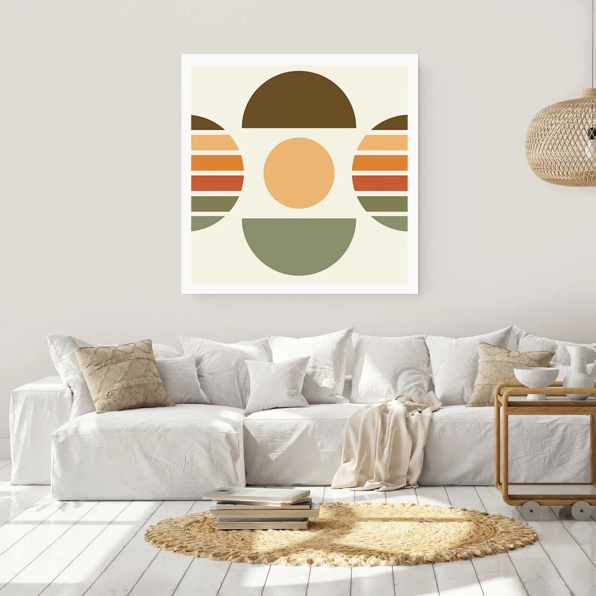 Poster - In aardetinten - 50x50 cm
