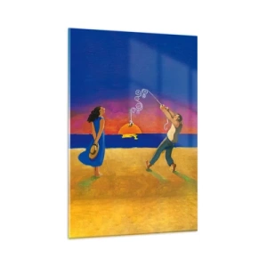 Schilderen op glas - Meer dan een sterretje uit de lucht - 80x120 cm