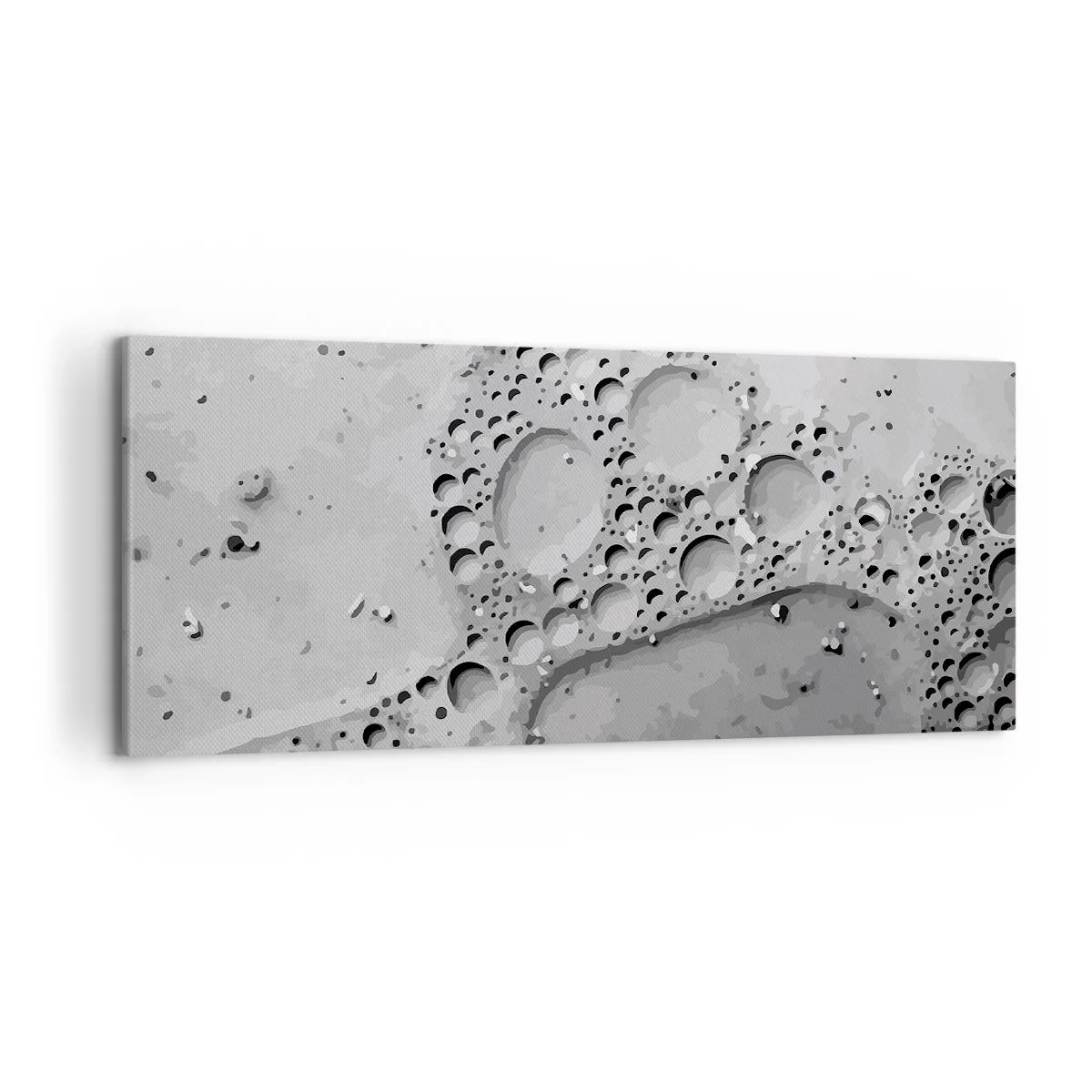 Schilderen op canvas - Schuimspoor - 120x50 cm