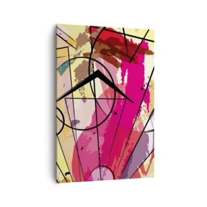 Schilderen op canvas - Explosie - 70x100 cm