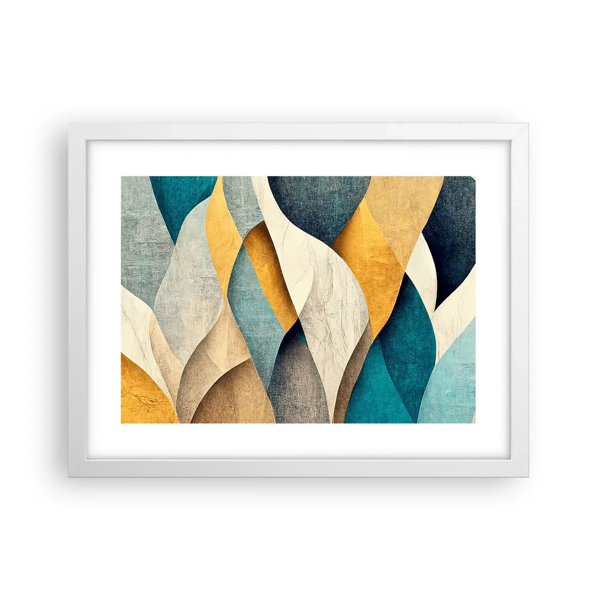 Poster in een witte lijst - Ritme en beweging - 40x30 cm