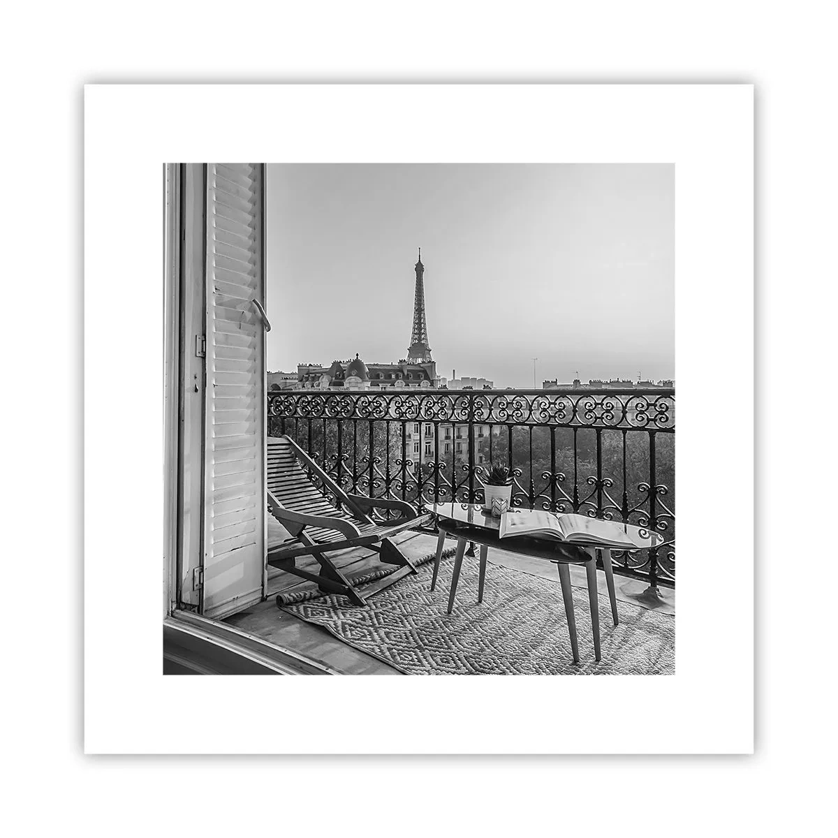 Poster - Parijs' namiddag - 30x30 cm