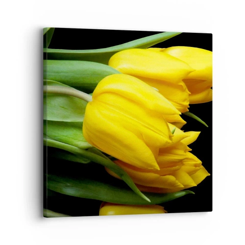 Schilderen op canvas - Gemaakt van heldere zon - 30x30 cm