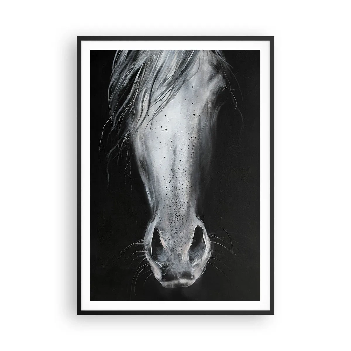 Poster in een zwarte lijst - Verleidelijke blik - 70x100 cm