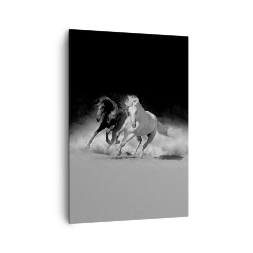 Schilderen op canvas - Vrijheidsgalop - 70x100 cm