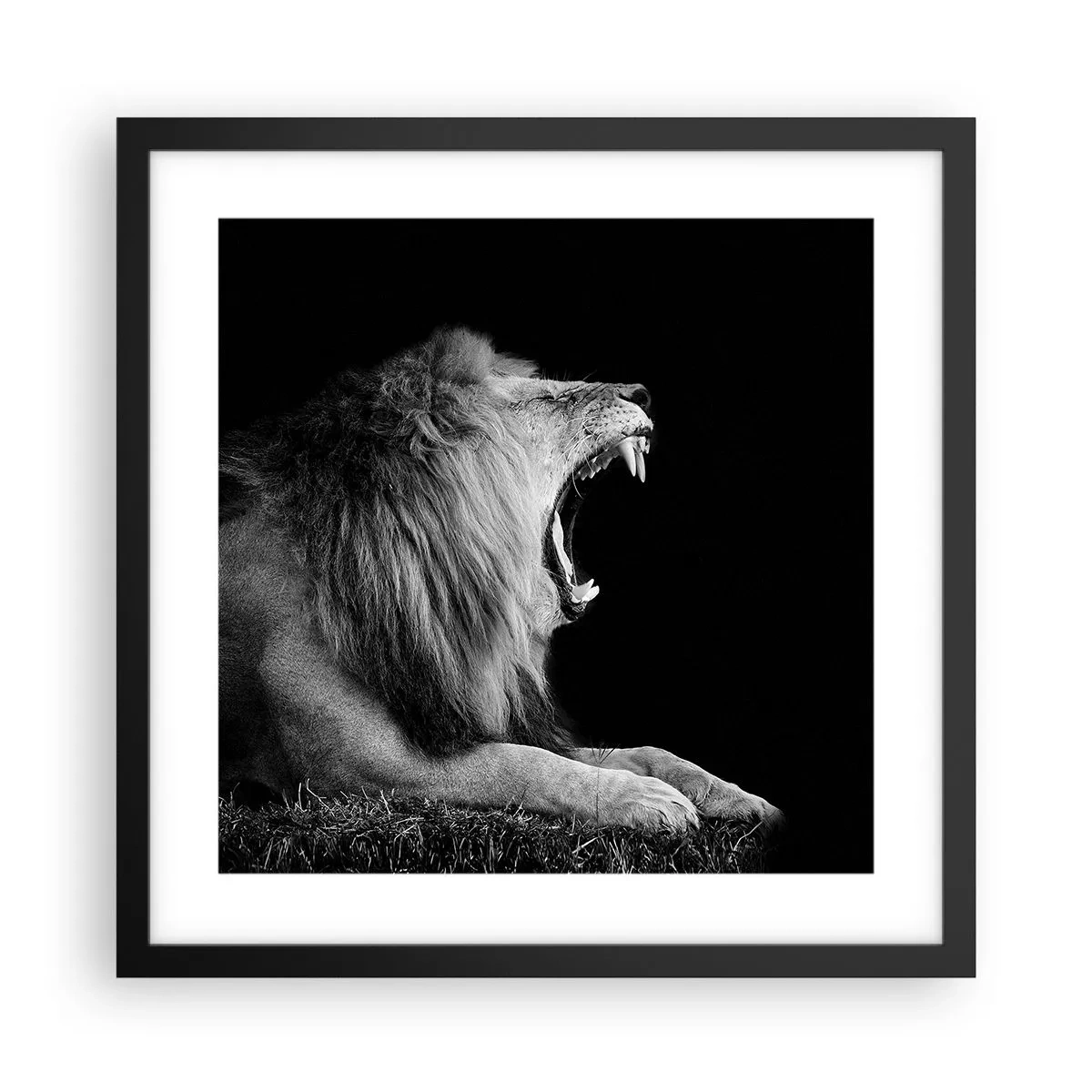 Poster in een zwarte lijst - Zonder enige twijfel - 40x40 cm