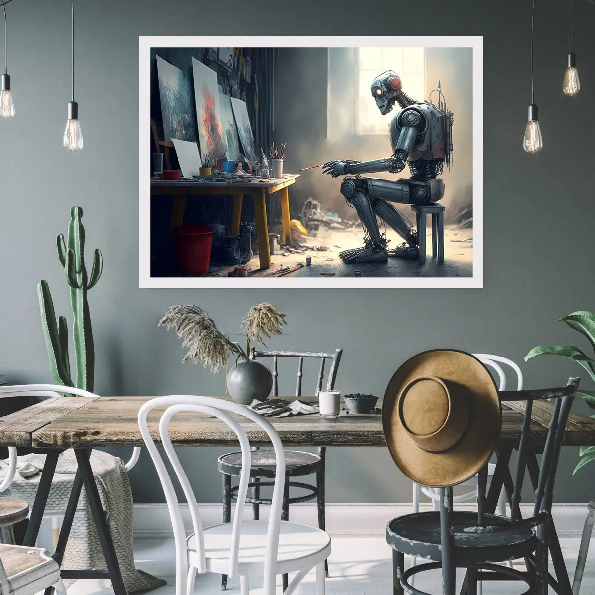 Poster - De scheppingsdaad - 70x50 cm