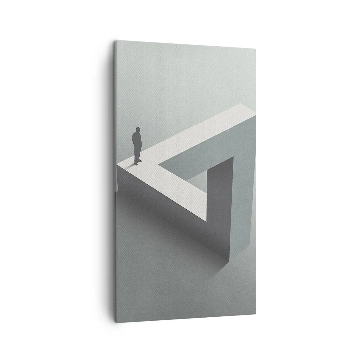 Schilderen op canvas - Maar het is toch mogelijk - 45x80 cm