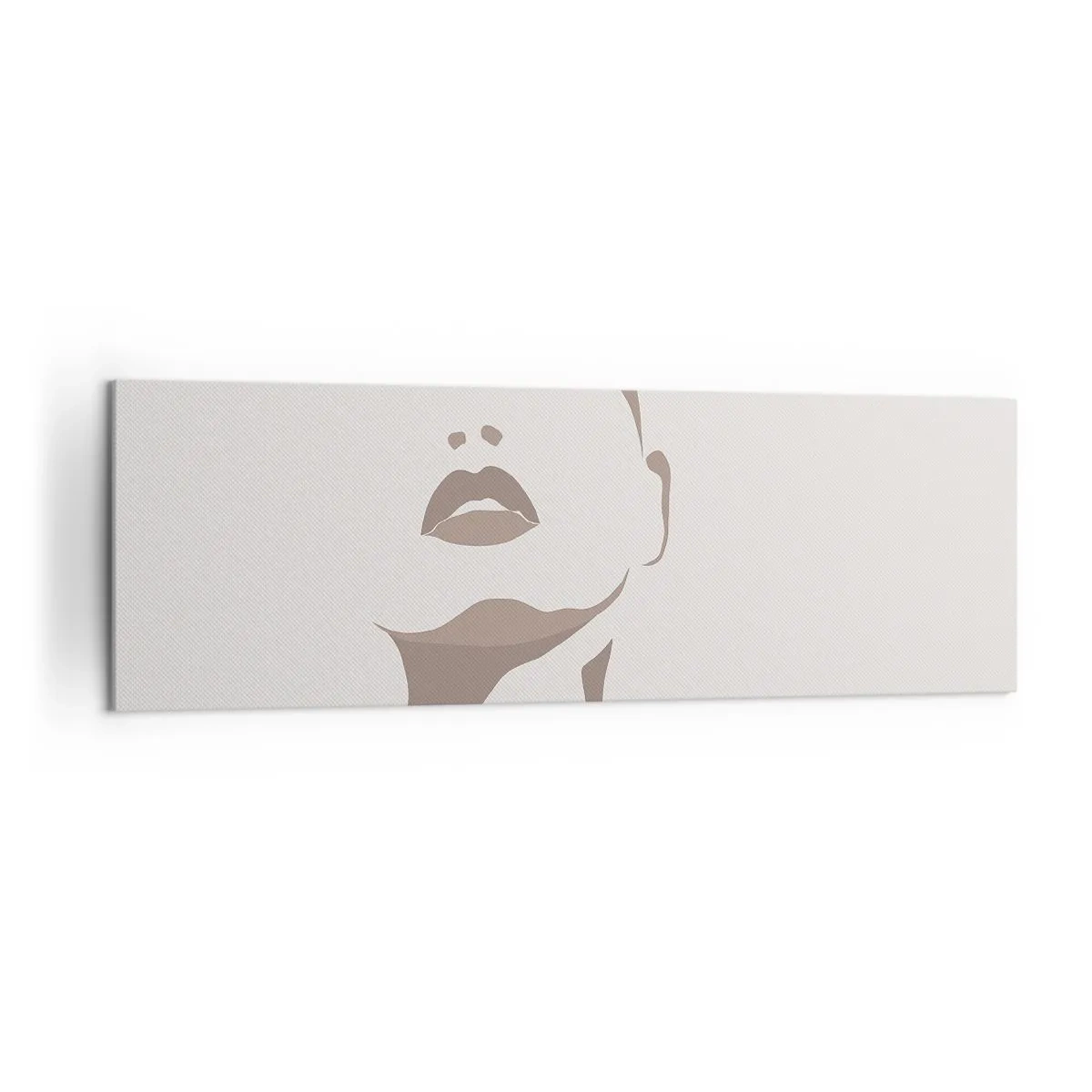 Schilderen op canvas - Gemaakt van licht en schaduw - 160x50 cm