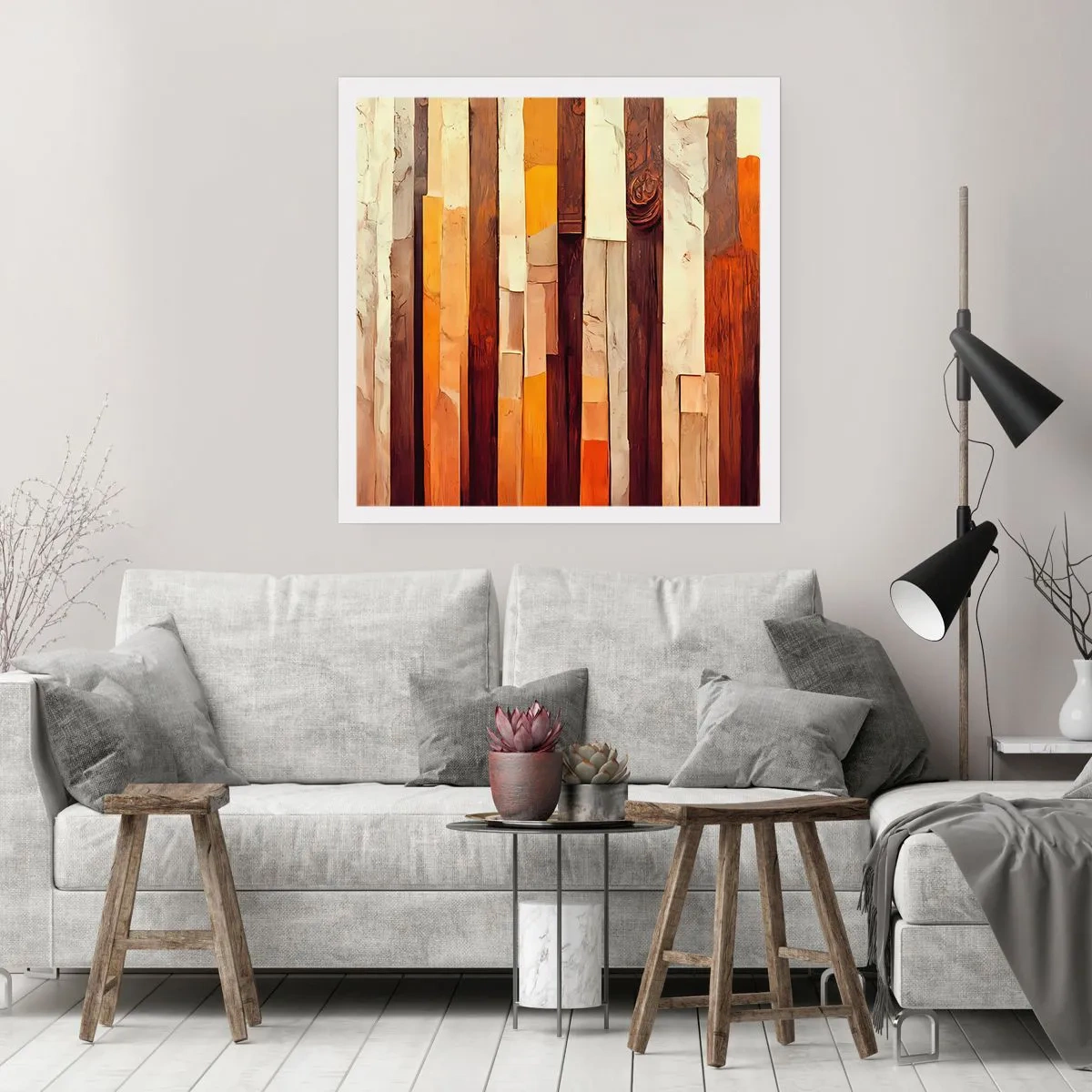 Poster - Anthem van de bosbomen - 30x30 cm