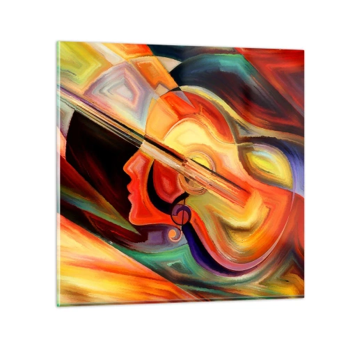 Schilderen op glas - Alles in orde - 30x30 cm