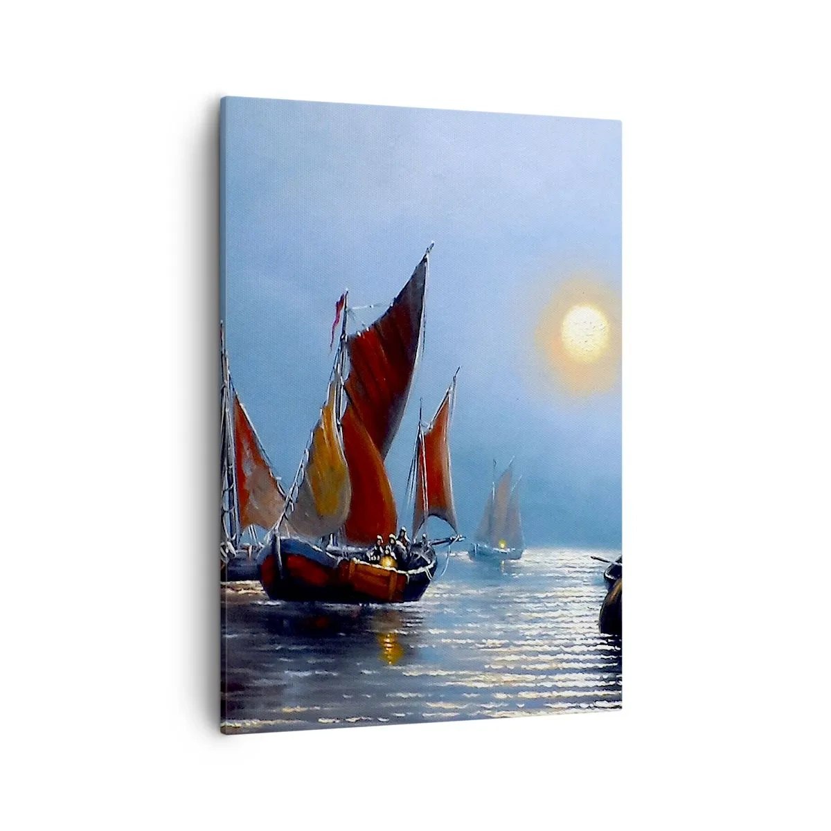 Schilderen op canvas - Nachtvangst - 50x70 cm
