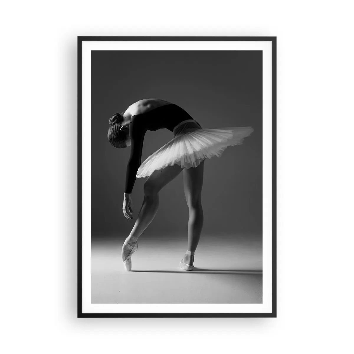Poster in een zwarte lijst - Bella ballerina - 70x100 cm