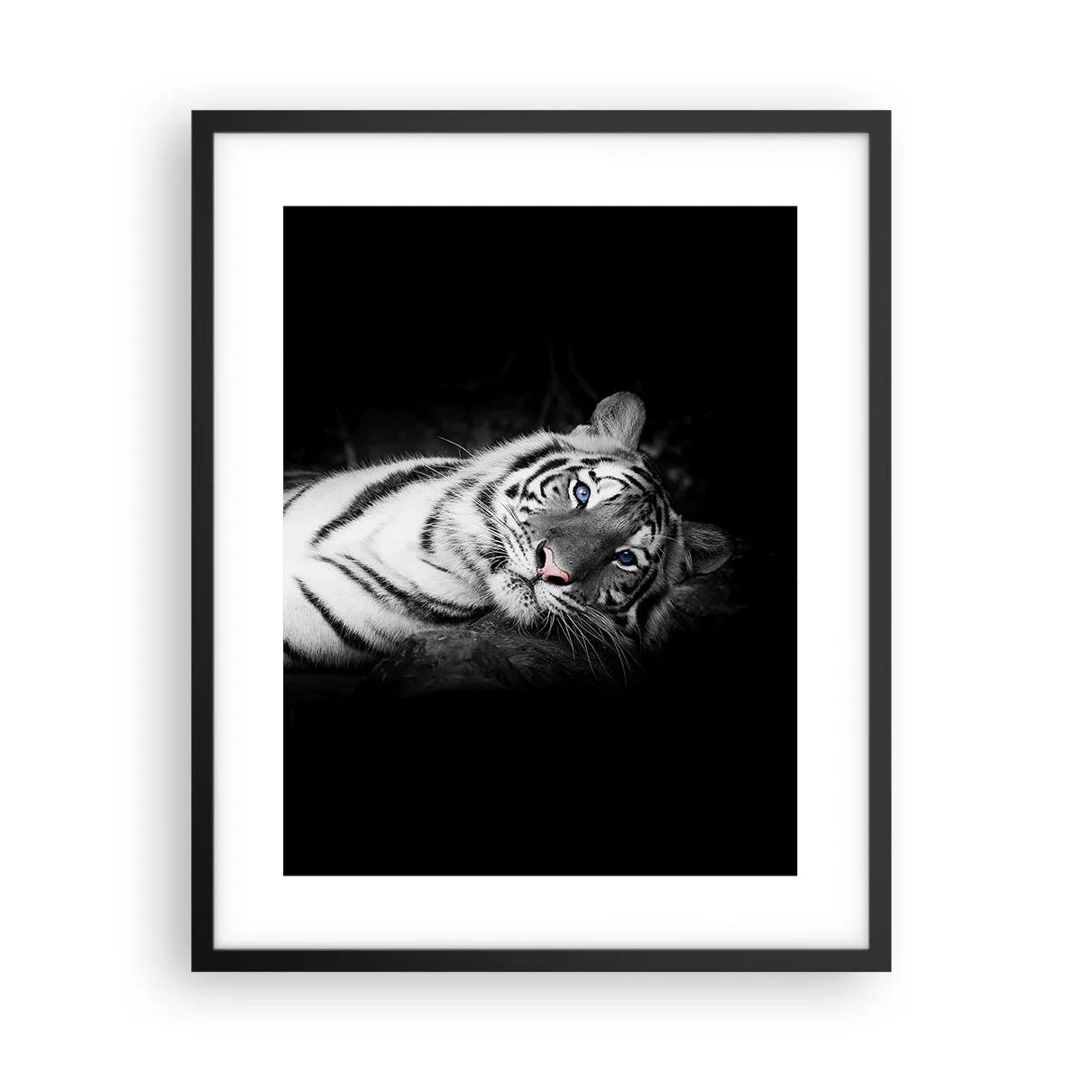 Poster in een zwarte lijst - Wildheid en vrede - 40x50 cm