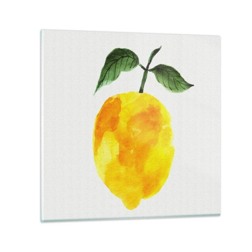 Schilderen op glas - Hoe proef je de zon? - 60x60 cm