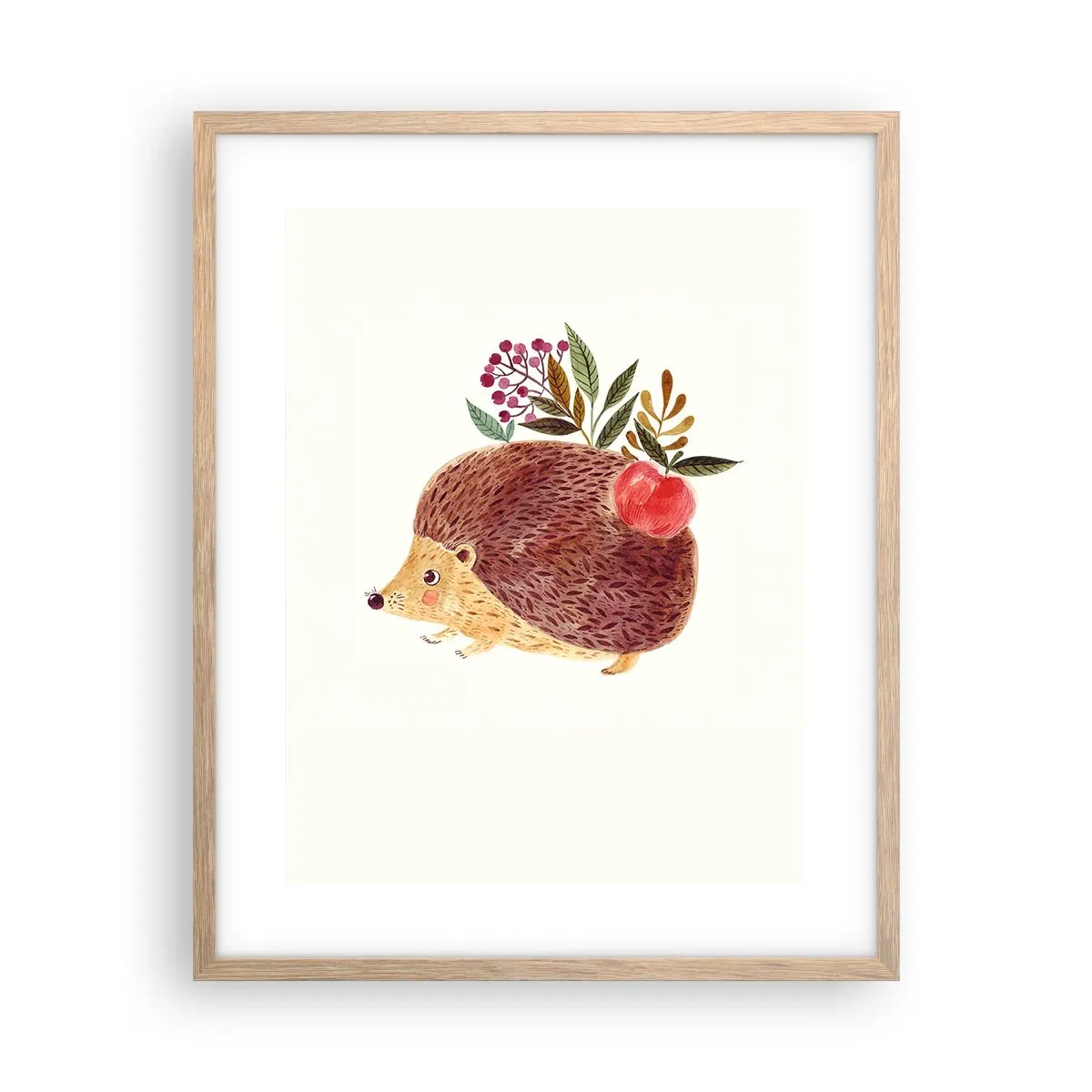 Een poster in een licht eiken lijst - En je vindt mij al leuk - 40x50 cm