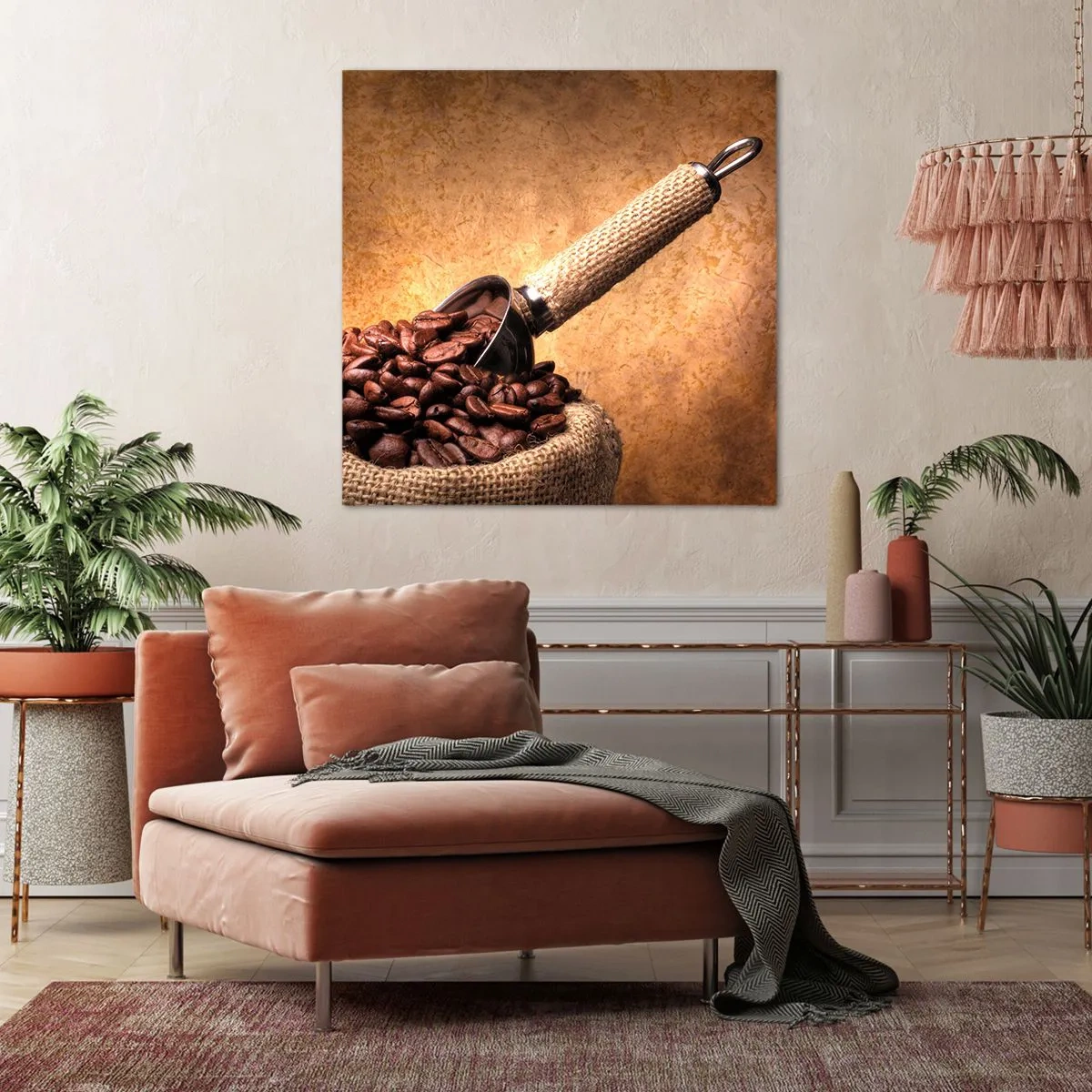 Schilderen op canvas - Aan de bron van de smaak - 60x60 cm