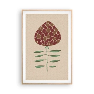 Een poster in een licht eiken lijst - Als een geweldige kerel - 61x91 cm