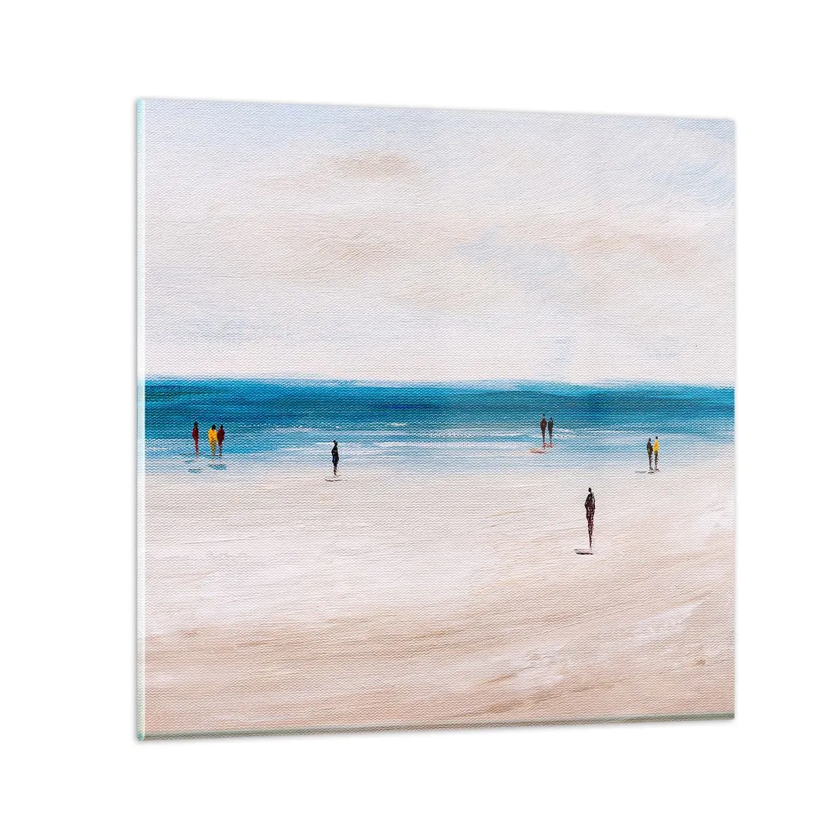 Schilderen op glas - Een natuurlijke behoefte - 40x40 cm