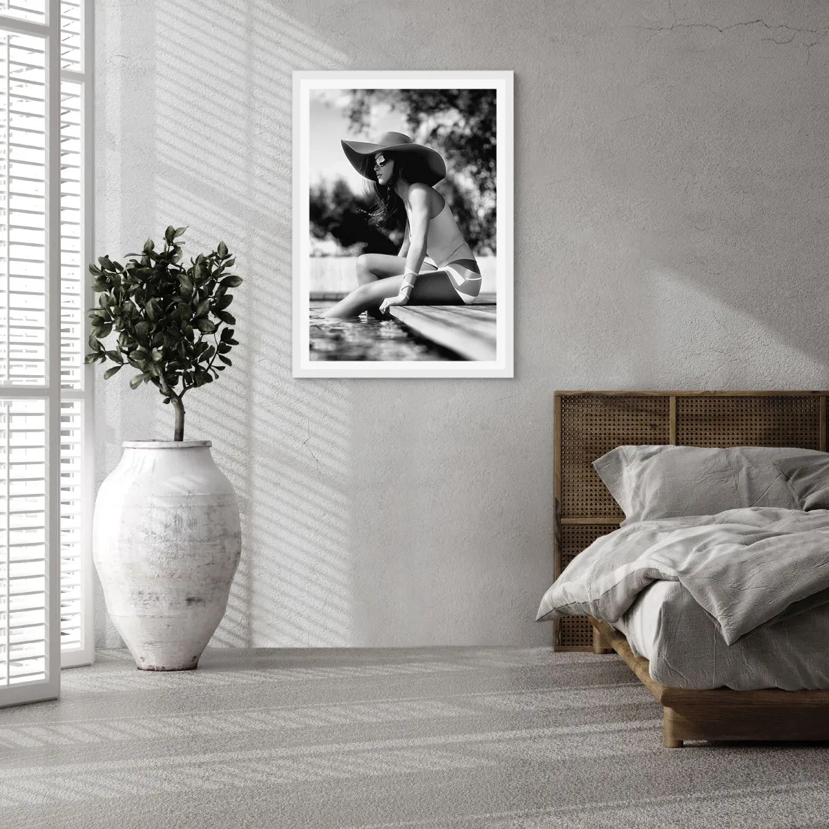 Poster in een witte lijst - Zomerdroom - 40x50 cm